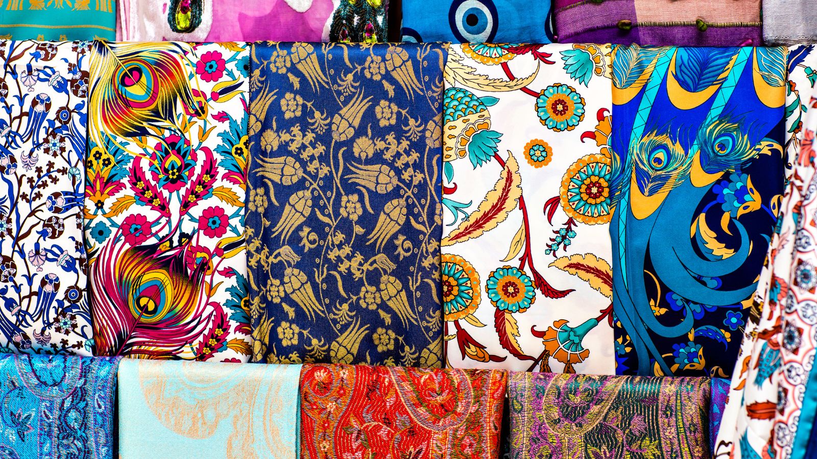 What is the name of the colorful African fabric?