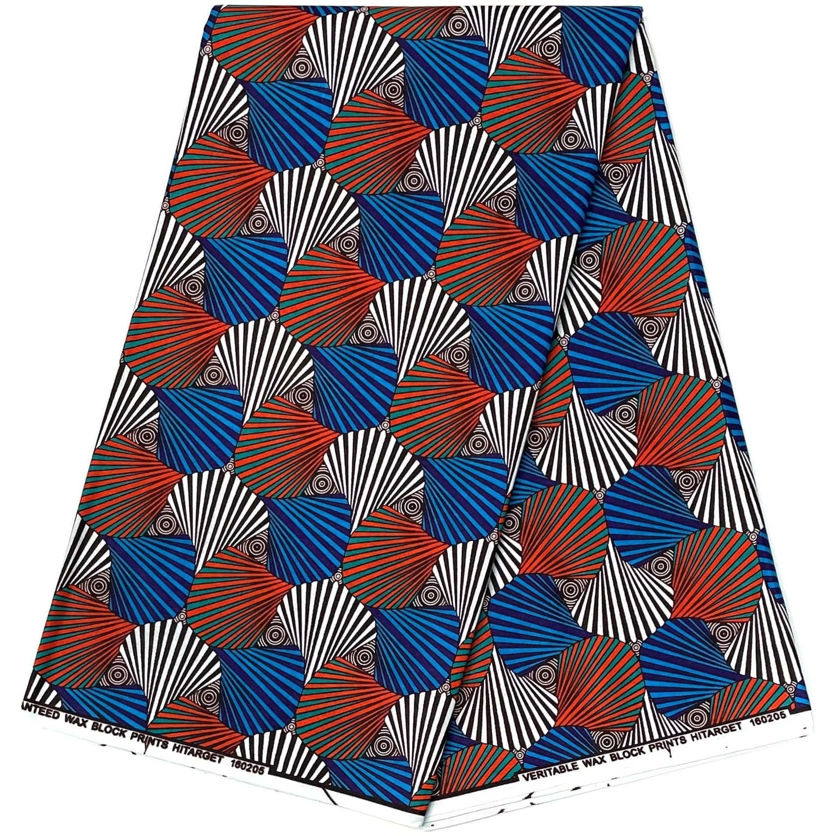Pagne di cera africana - Tessuto 6 metri 100% cotone - MULTI Pagne di cera africana - Tessuto 6 metri 100% cotone - MULTI