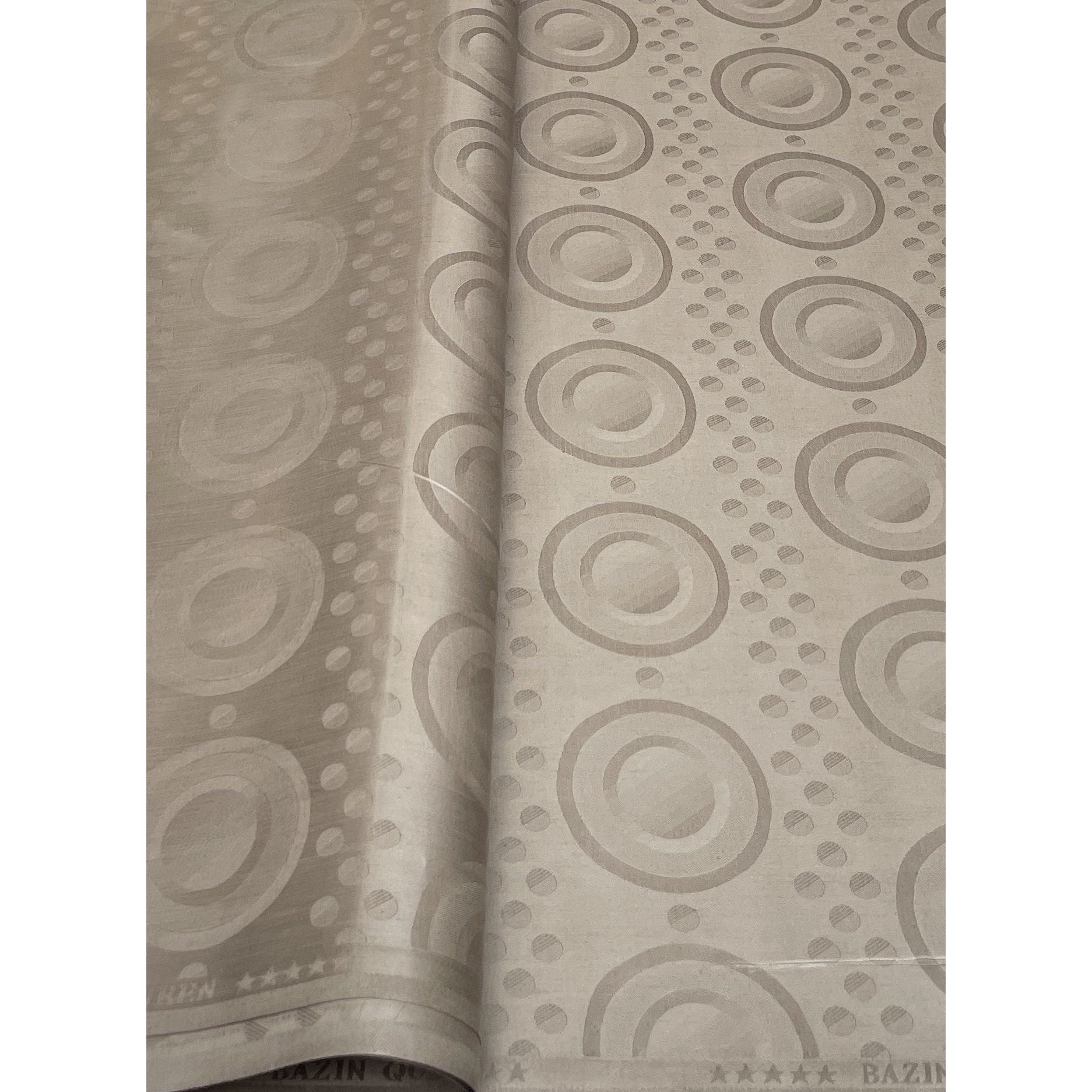 Bazin Riche African Fabric - 100% cotton - Sold by the meter - DARK GRAY