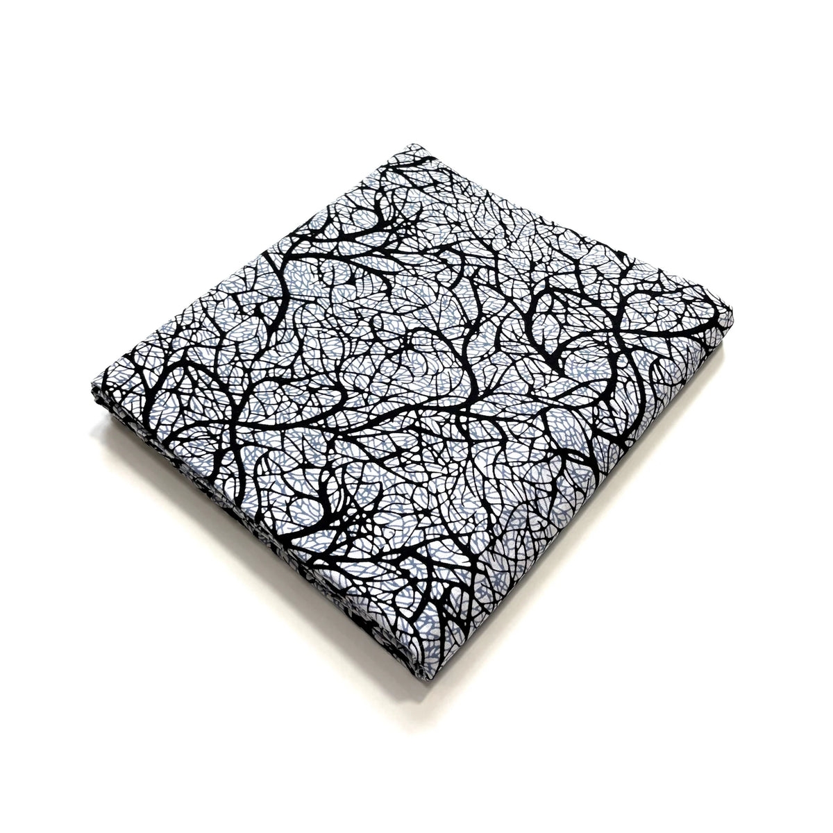 Wax Tissu Pagne Africain - Coupon 2 Yards 100% Coton - BOGOLAN - GRIS / NOIR
