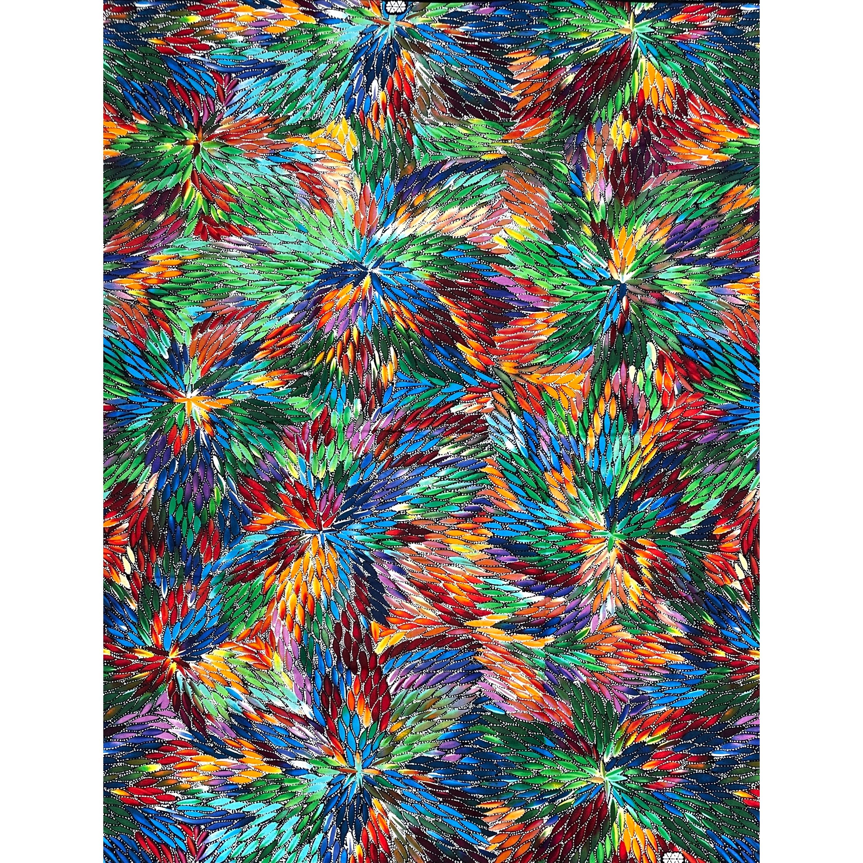 Wax Pagne Africain - Tissu 6 Yards 100% Coton - MULTI