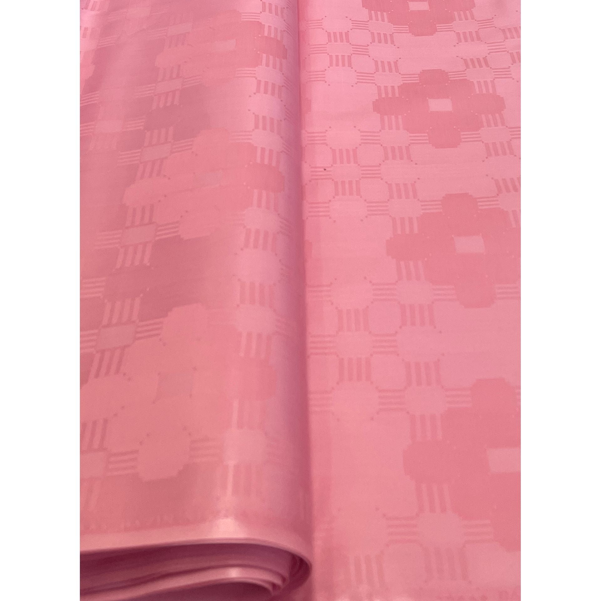 Bazin Riche Premium Parfumé - 100% coton - ROSE BONBON - Vendu au mètre - Largeur XL 160 cm