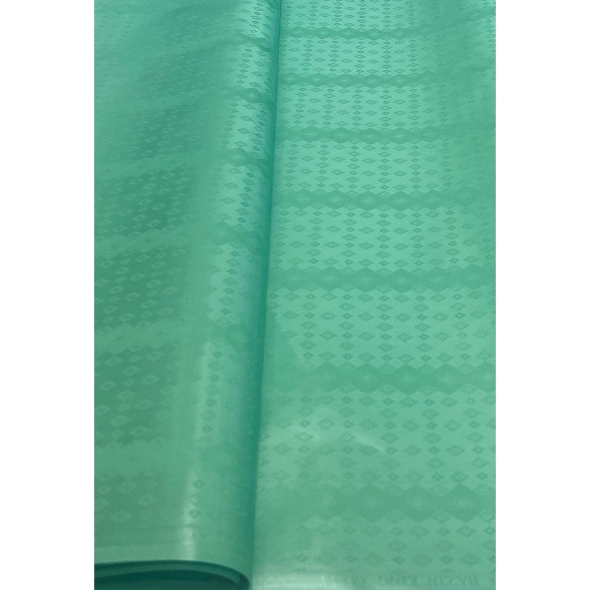 Bazin Riche Premium Parfumé - 100% coton - VERT D'EAU - Vendu au mètre - Largeur XL 160 cm