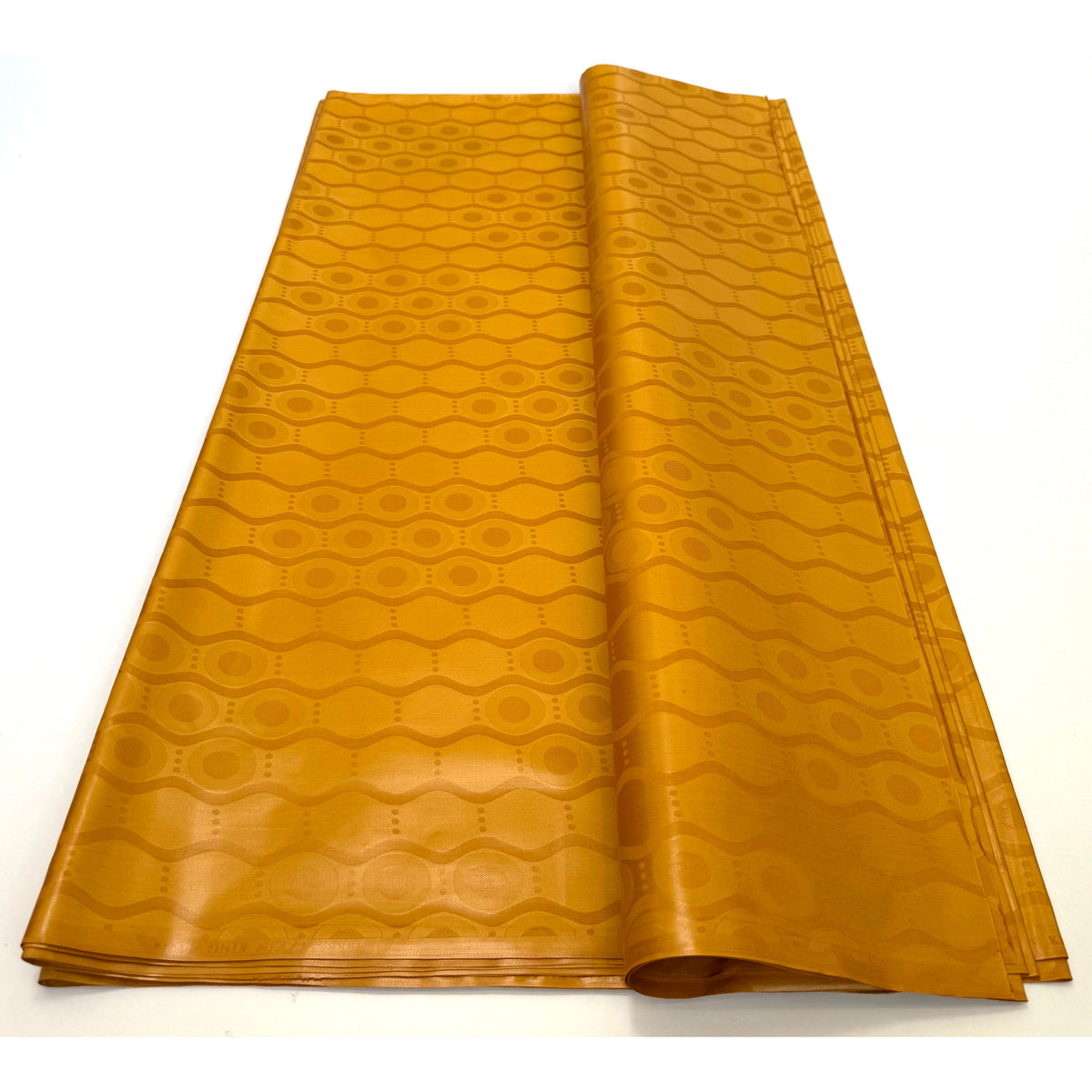 Bazin Riche Premium Parfumé - 100% coton - Largeur XL 160 cm - Vendu au mètre - DORÉ OR
