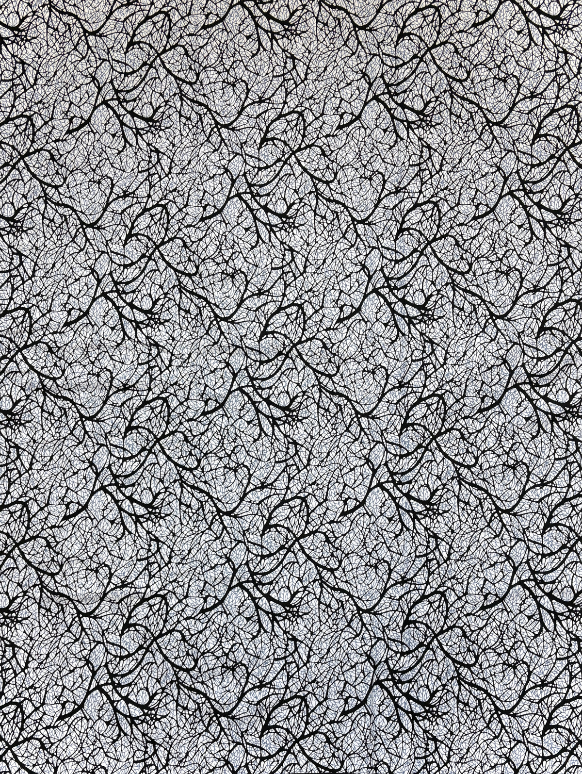 Wax Exclu de Lomé Bogolan gris et noir