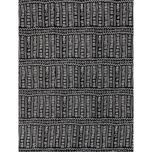Tissu africain bogolan noir