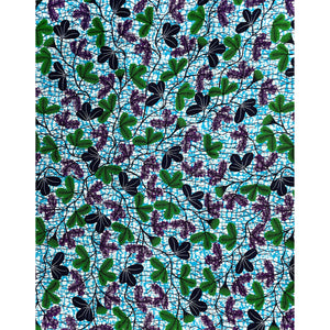 Wax Africain Bleu Turquoise
