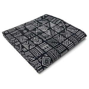 Wax Africain Noir Blanc 2 Yards