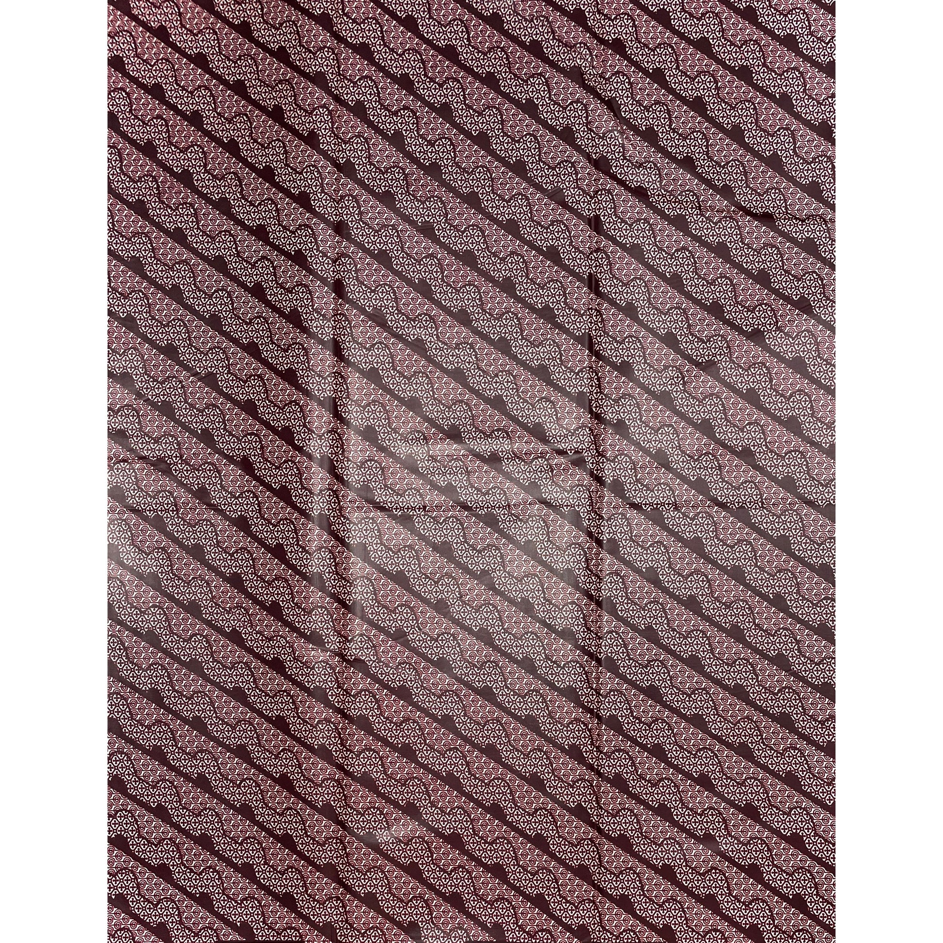 Wax Africain Satiné Marron Beige