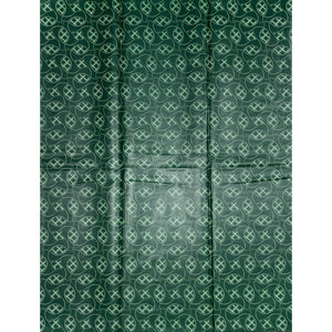 Wax Africain Satiné Vert Beige