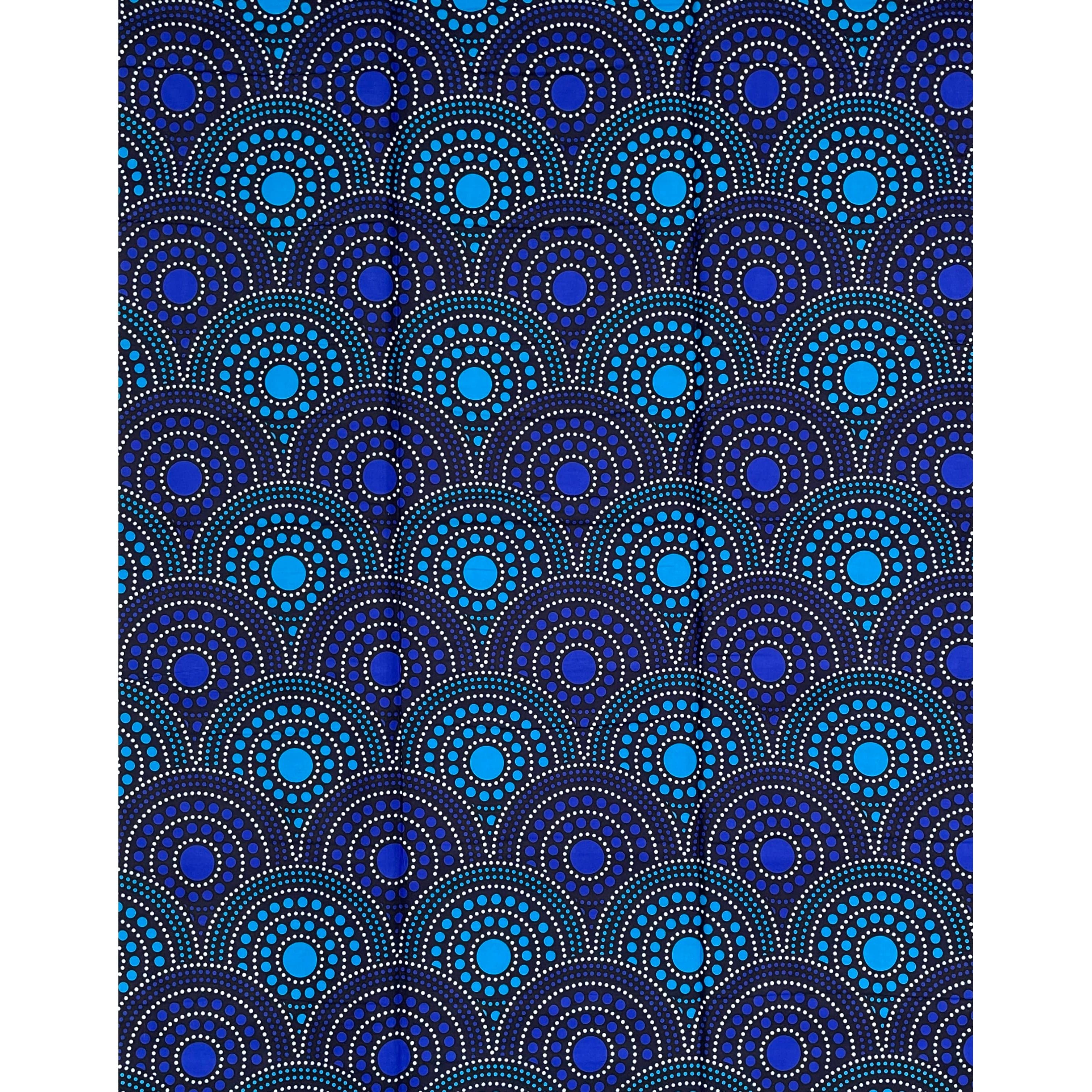 Wax Pagne Africain BLEU