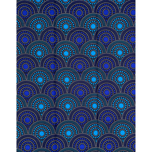 Wax Pagne Africain BLEU
